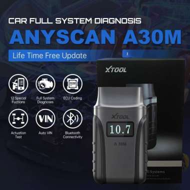 XTOOL A30M Scanner Mobil Free Online Update Selamanya