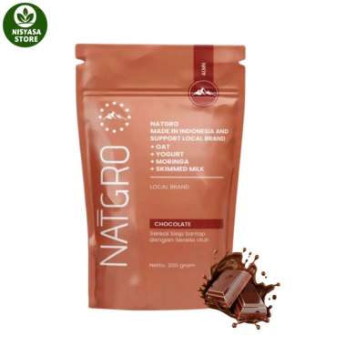 Alamon Natgro Susu Peninggi Badan Alami Tinggi Kalsium rasa Vanilla Coklat