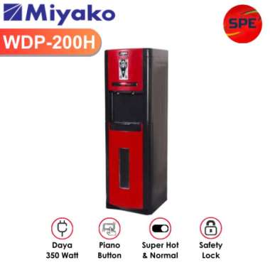 DISPENSER GALON BAWAH MIYAKO WDP-200H / WDP200H GARANSI RESMI (MEDAN)