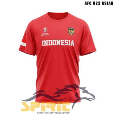 Kaos Baju Distro TIMNAS GARUDA INDONESIA HOME AWAY PIALA AFC 2024 Lengan Pendek polos custom pria wa