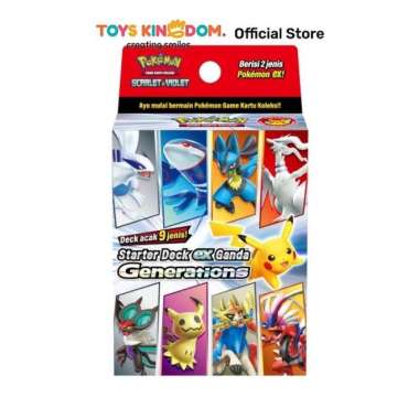 Toys Kingdom Pokemon Kartu Starter Deck Ex Ganda Generations Svm Random kids toy toys pokemon card p
