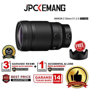 Nikon Z 35mm f1.2 S Fullframe Lens Nikkor 35 mm f/1.2 S Lensa f1.2S GARANSI RESMI StandardPackage