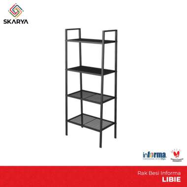 Informa - Rak Besi - Libie Metal Rack Black (Baru)
