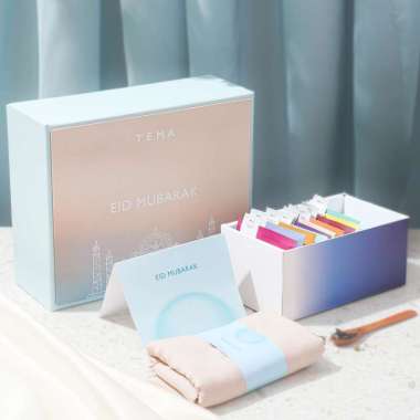 TEMA Tea LAYLA - Lebaran / Idul Fitri Gift Hampers Set - 10 Tea Bags Collection, Hijab, Eid Mubarak 