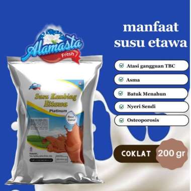 susu kambing etawa PLATINUM 200 alamasta coklat