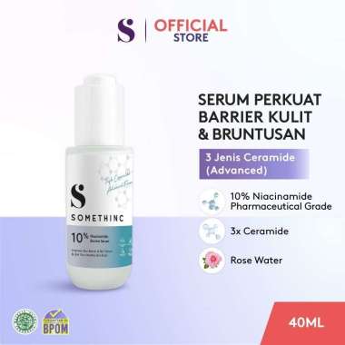 ORIGINAL SOMETHINC 5% / 10% 20ml / 40ml Niacinamide Barrier Serum Wajah Face Mencerahkan Anti Noda H