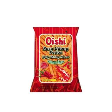 Oishi snack rasa udang pedas 60 gram