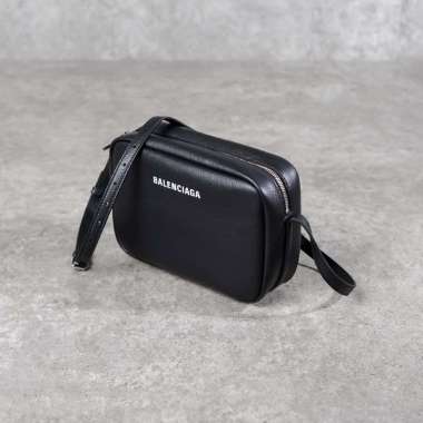 Tas BALENCIAGA TEXT WHITE BLACK SHOULDER BAG 100% ORIGINAL 23X7X15CM