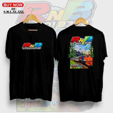 Kaos Tshirt Baju Murah Combed 30S Distro RNB KAI CC 201 CC201 Kereta Api Lokomotif 3D SOUVENIR oleh 