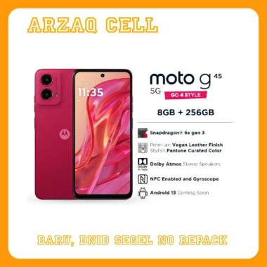 Motorola G45 5G [ 8/256 ] GB Merah