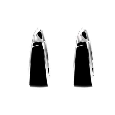 Dparis Anting Model Bulat Black ALJMD10100