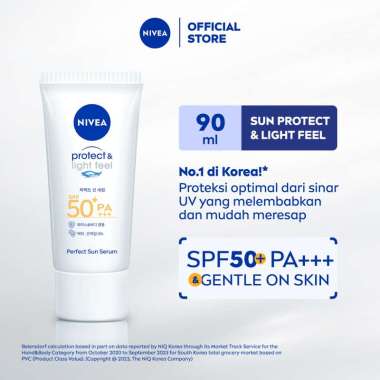 NIVEA SUN Face Serum Protect & Light Feel SPF 50+ PA+++ 90ml - Sunscreen korea gak lengket ringan