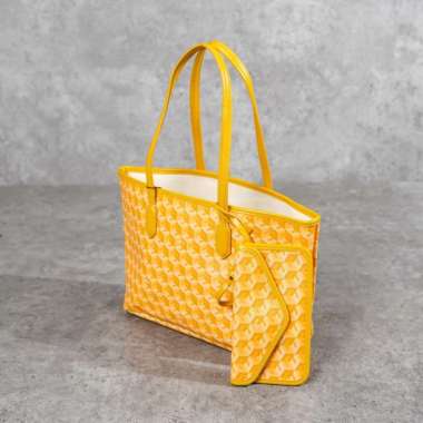 Tas CHRISTY NG MONOGRAM PATTERN MANGO TOTE BAG MEDIUM 100% ORIGINAL 30X13X22CM