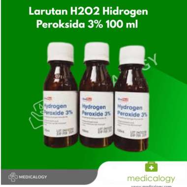 Larutan H2O2 Hidrogen Peroksida 3% 100 ml