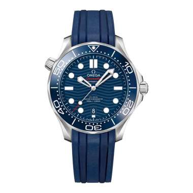 Jam Tangan Pria Omega Seamaster 210.32.42.20.03.001 Diver 300M Co-Axial Master Chronomaster Blue Dia