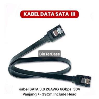 Kabel Data SATA III 6Gbps Cable Sata 3 with Clip For SSD Harddisk CD-Rom DVD-ROM Pc Komputer