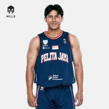 MILLS PELITA JAYA HOME BASKETBALL JERSEY NAVY 26024PJ XXL Navy