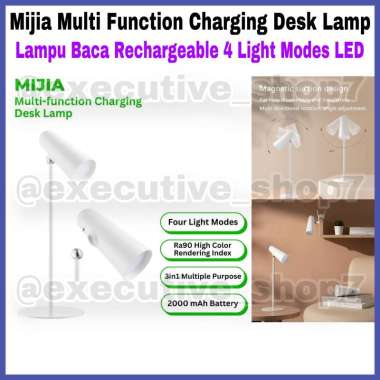 Mijia Multi Function Charging Desk Lamp - Lampu Baca Rechargeable 4 Light Modes LED