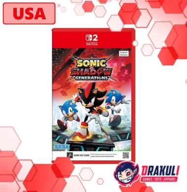 Nintendo Switch 2 Game Key Card Sonic x Shadow Generations