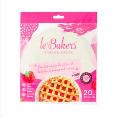 BAKING PAPER LE BAKERS ROUND 20CM