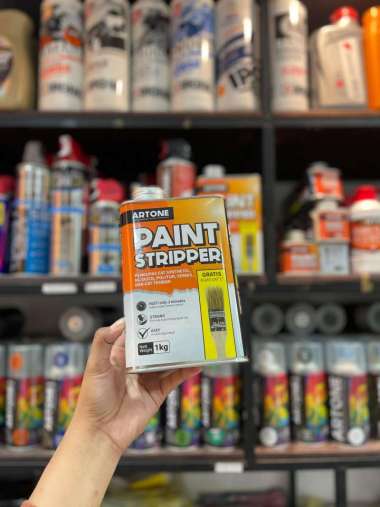 Remover Perontok Cat Artone 1 Kg Gratis Kuas Paint Stripper Pengupas Penghilang Paketan