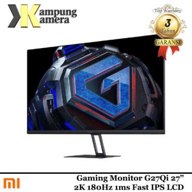 XIAOMI G27Qi Gaming Monitor 27” (27Inch) Fast IPS LCD Panel 2K 180Hz 1ms