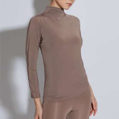 Lozy Hijab - Inner Shirt Long Sleeves Jersey Cooltech (Manset Lengan Panjang High Neck Bahan Jersey 