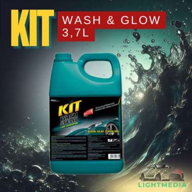 Kit Wash And Glow 3,7 L Kit Shampo Mobil