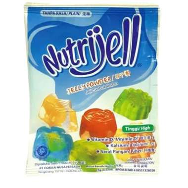 NUTRIJELL 15GR Aneka Rasa Nutrijell Agar Agar PLAIN