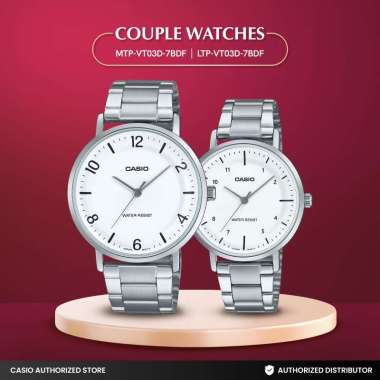 Jam tangan Couple Casio Analog MTP-VT03D-7BDFxLTP-VT03D-7BDF