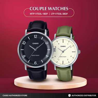 Jam tangan Couple Casio Analog MTP-VT03L-1BDFxLTP-VT03L-3BDF