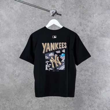 Kaos MLB NY YANKEES SQUARE SNAKE BACK GOLD BLACK 100% ORIGINAL XL