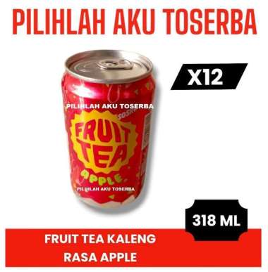 Fruit Tea Sosro APEL KALENG 318 ml - ( HARGA 12 KALENG )