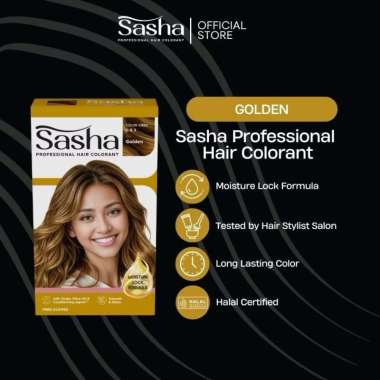 Sasha Profesional Hair Color / Hair Color Sasha 25gr / Cat Rambut Sasha 25gr / Pewarna Rambut Sasha 