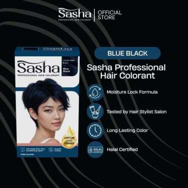 Sasha Profesional Hair Color / Hair Color Sasha 25gr / Cat Rambut Sasha 25gr / Pewarna Rambut Sasha