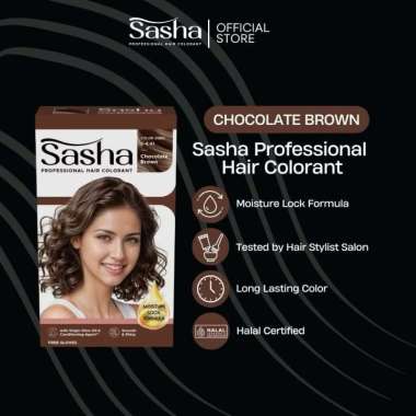 Sasha Profesional Hair Color / Hair Color Sasha 25gr / Cat Rambut Sasha 25gr / Pewarna Rambut Sasha