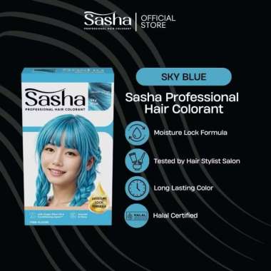 Sasha Profesional Hair Color / Hair Color Sasha 25gr / Cat Rambut Sasha 25gr / Pewarna Rambut Sasha 