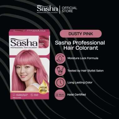 Sasha Profesional Hair Color / Hair Color Sasha 25gr / Cat Rambut Sasha 25gr / Pewarna Rambut Sasha 