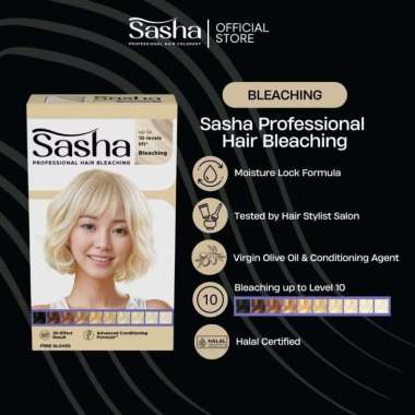 Sasha Profesional Hair Color / Hair Color Sasha 25gr / Cat Rambut Sasha 25gr / Pewarna Rambut Sasha