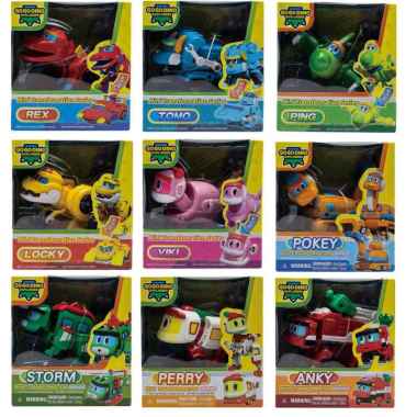Promo Gogo Dino Explorers Mini Transforming Dinosaur Robot Vehicles ...