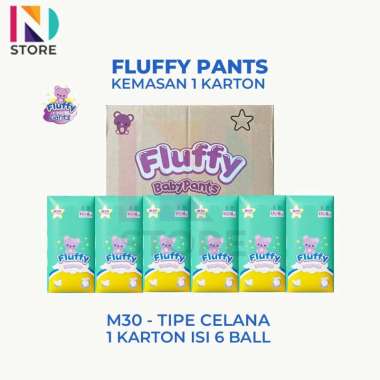 Fluffy Pants S40/M30/L26/XL26 Paket 1 Karton FLUFFY M30 1 KRTON