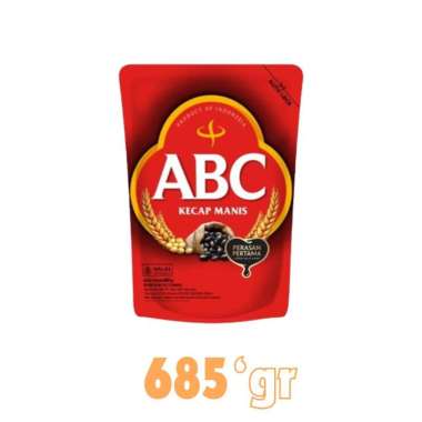 ABC Kecap Manis Kedelai Hitam Refill 685 gram