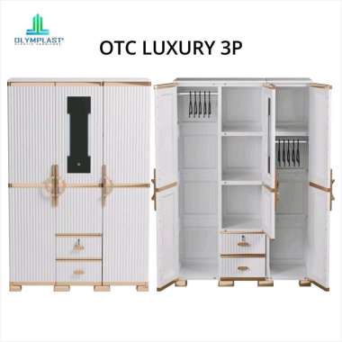 LEMARI PAKAIAN PLASTIK OLYMPLAST OTC 03 LUXURY