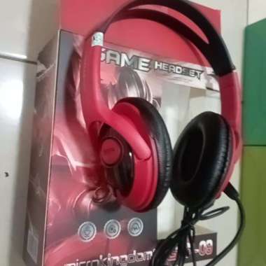 Microkingdom headset headphone mic earphone gaming kantor office komputer HP Tablet
