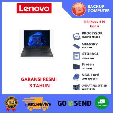 LAPTOP Lenovo Thinkpad E14 Gen 6 21M3006MID AMD RYZEN 5 7535U 8GB RAM