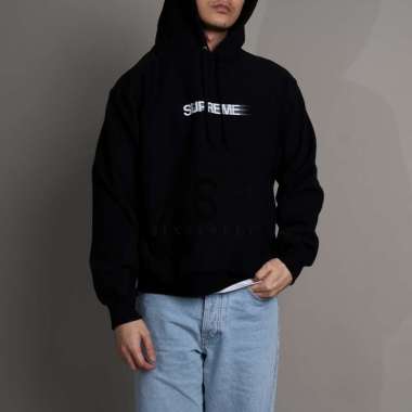 SUPREME Hoodie Motion Logo SS23 Black ( 100% Authentic ) XL