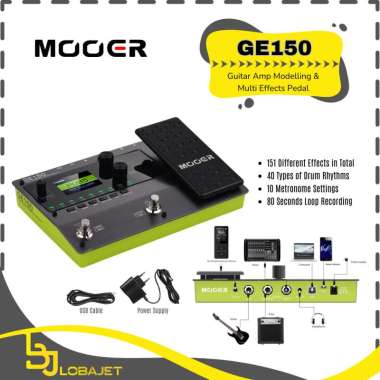 MOOER GE150 - Guitar Amp Modelling & Multi Effects Pedal - Efek Gitar dari MOOER