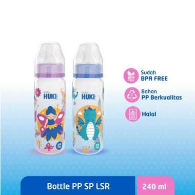 Botol Huki Dot Reguler - Botol Susu Bayi Dot Bulat 240 ml