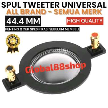 SPUL SPULL TWITTER TWITER 44.4 MM 44,4 RECONE KIT VOICE COIL SPOL SPOLL TWETER HI HIGH 44.4MM 44,4M 