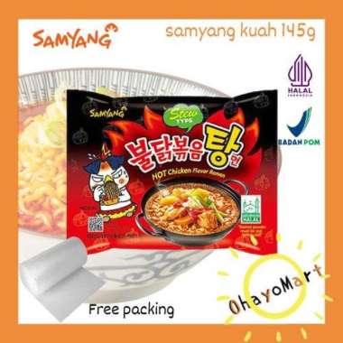 Promo Harga Samyang Hot Chicken Ramen Stew Type 145 gr - Blibli